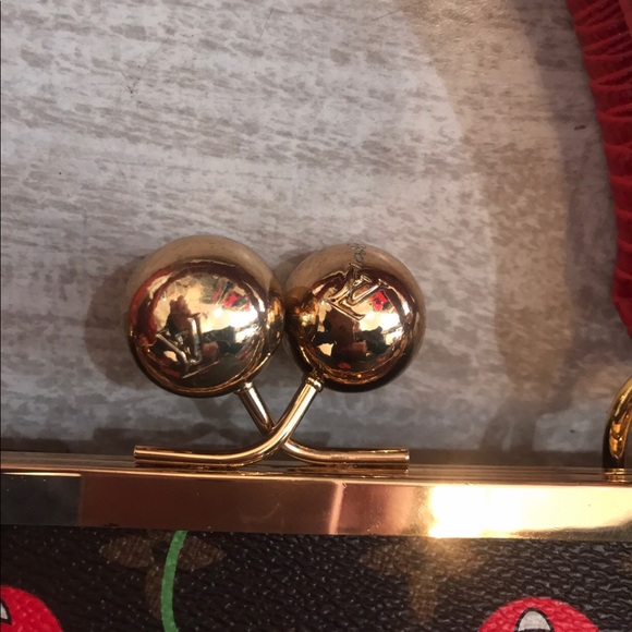 Pre-owned Louis Vuitton cerises lizar bag - Picture 5 of 10